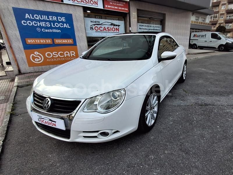 Blanco Usado 2010 VW Eos Descapotable | 9900 € (Un poco caro) - Imagen 1/4