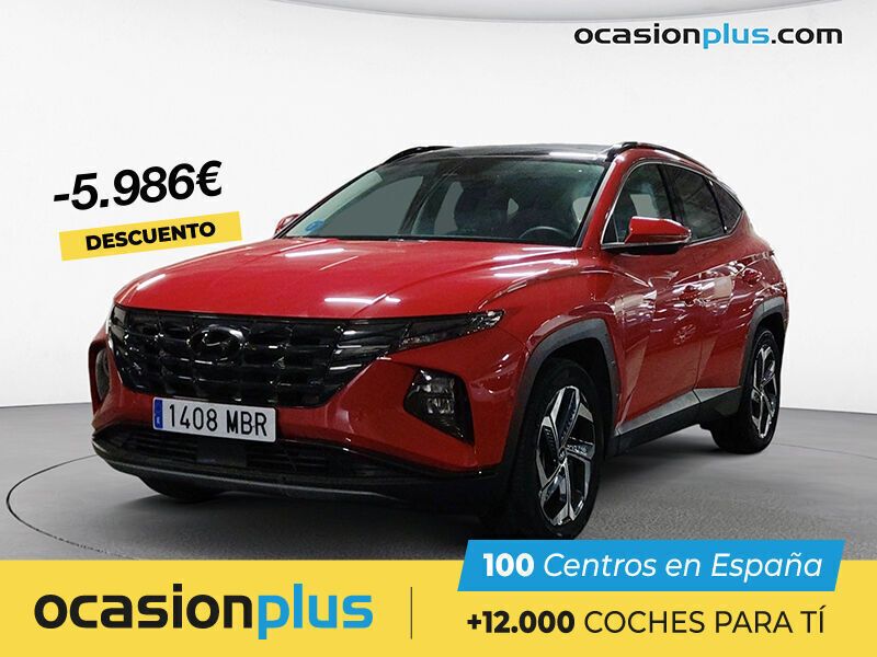 Rojo Usado 2022 Hyundai Tucson Style SUV | 30.990 € (Precio justo) - Imagen 1/4