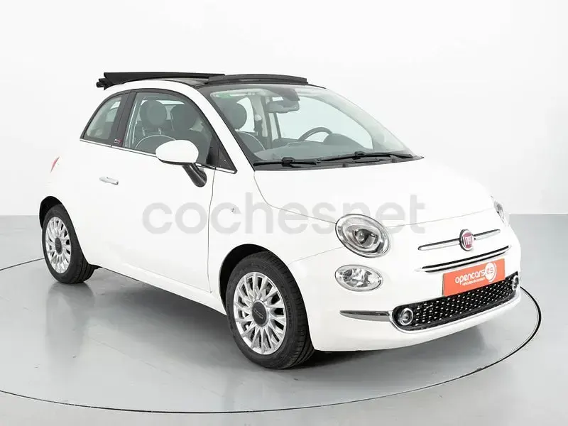 Usado Fiat 500C Lounge 85 CV (62 kW) 2016 Blanco Descapotable