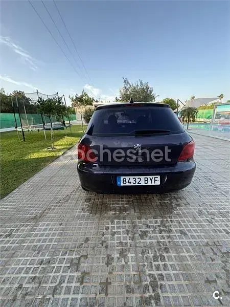 Usado Peugeot 307 90 CV (66 kW) 2002 Violeta / lila Berlina