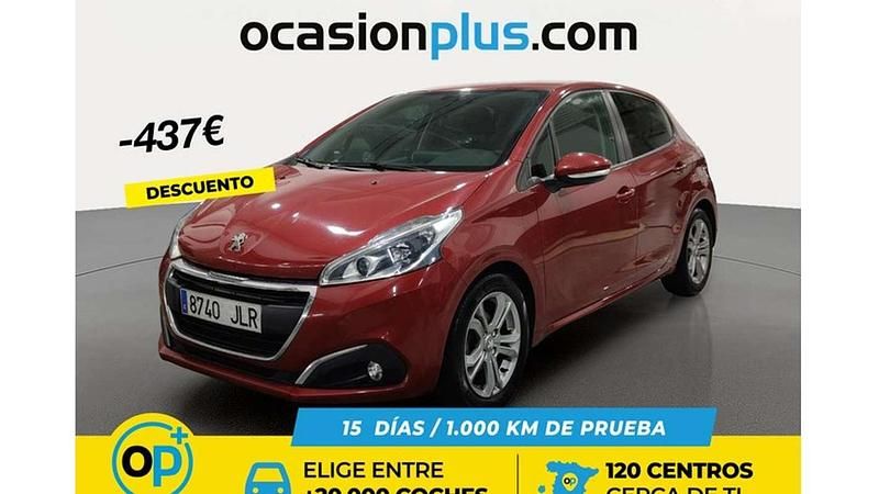 Usado Peugeot 208 Active 83 CV (61 kW) 2016 Rojo Utilitario