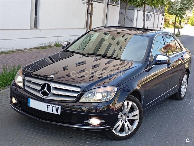 Azul Usado 2007 Mercedes C350 Avantgarde Berlina | 11.900 € (Precio justo) - Imagen 1/4