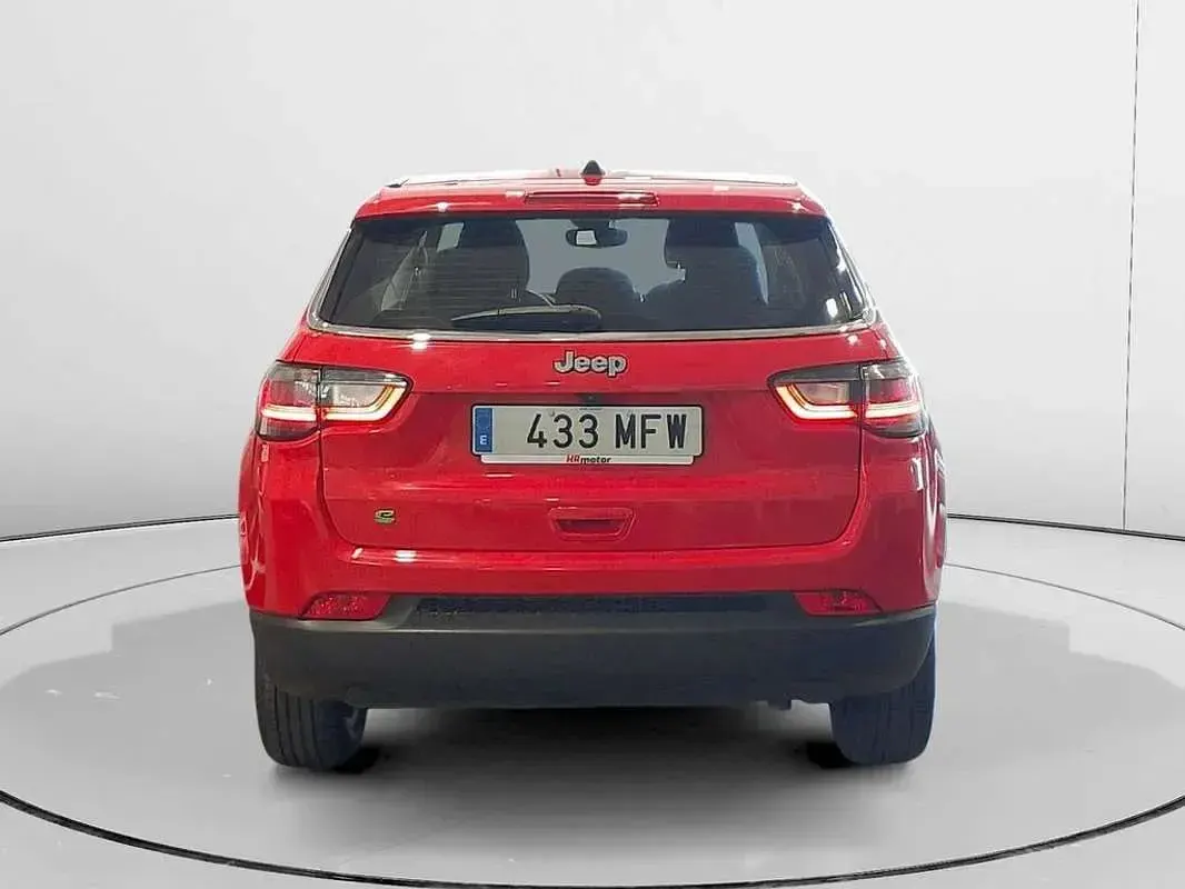 Usado Jeep Compass Night Eagle 129 CV (94 kW) 2023 Rojo SUV