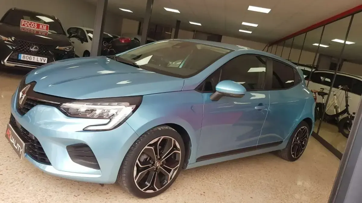 Usado Renault Clio Equilibre 91 CV (66 kW) 2022 Azul Utilitario
