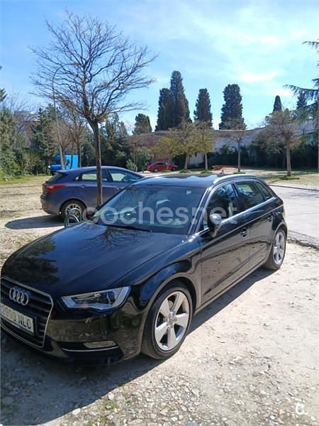 Usado Audi A3 150 CV (110 kW) 2016 Negro Berlina