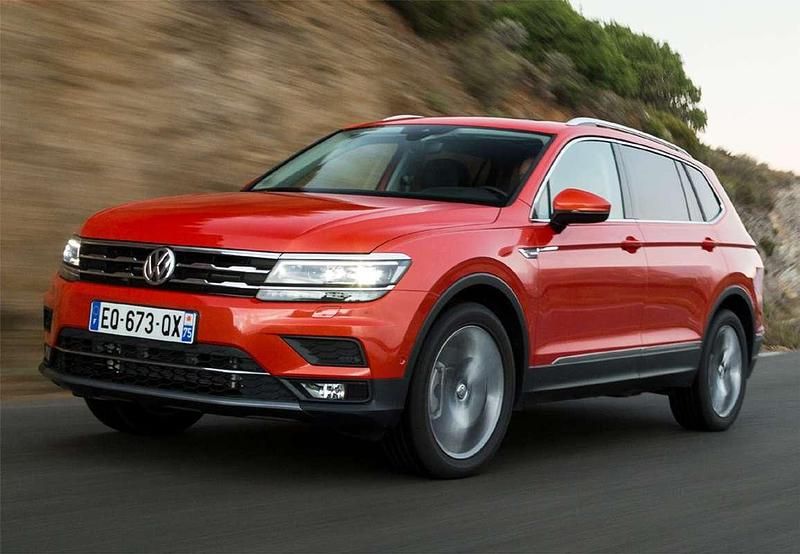 Gris Usado 2019 VW Tiguan Allspace Sportline SUV | 26.390 € (Buen precio) - Imagen 1/4