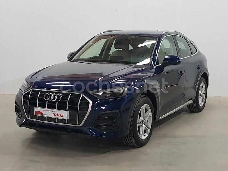 Azul Usado 2021 Audi Q5 Sportback Advanced Plus SUV | 39.900 € (Precio justo) - Imagen 1/4