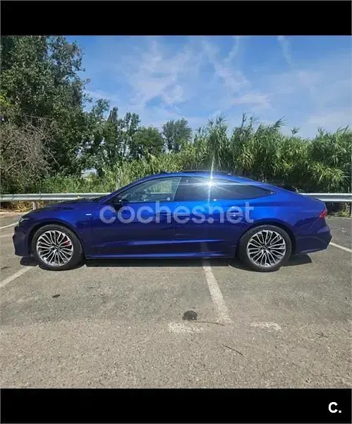 Usado Audi A7 Ambiente 367 CV (269 kW) 2023 Azul Berlina