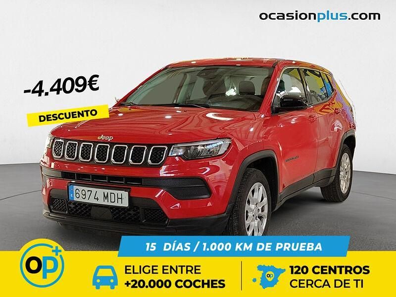 Usado Jeep Compass Longitude 130 CV (95 kW) 2023 Rojo SUV