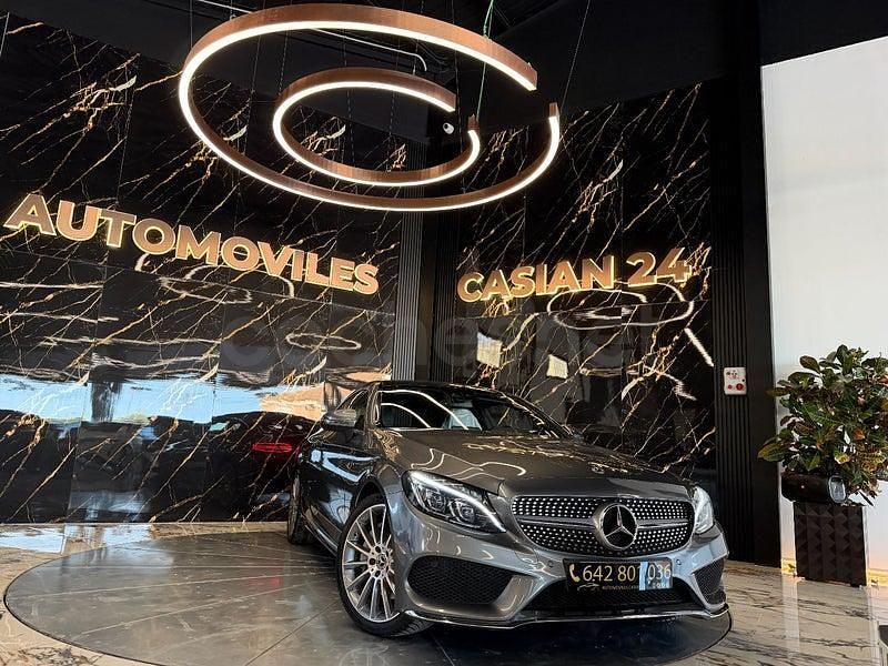 Usado Mercedes C300 245 CV (180 kW) 2017 Gris / plata Coupe