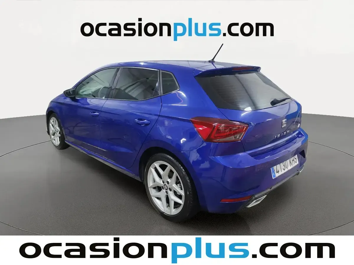 Usado Seat Ibiza FR 116 CV (85 kW) 2018 Azul Utilitario