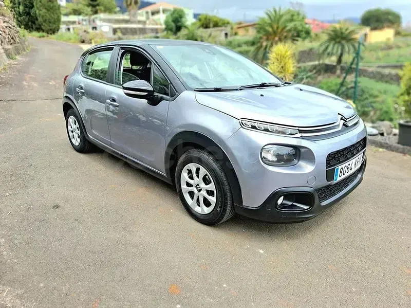 Usado Citroën C3 PureTech 82 CV (60 kW) 2018 Gris / plata Utilitario