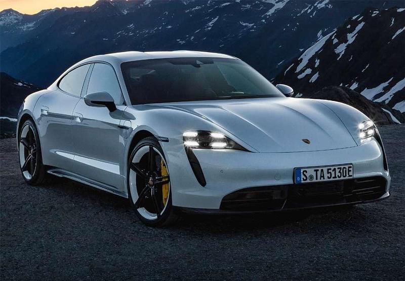 Usado Porsche Taycan 4S 389 kW (530 CV) 2021 Blanco Berlina