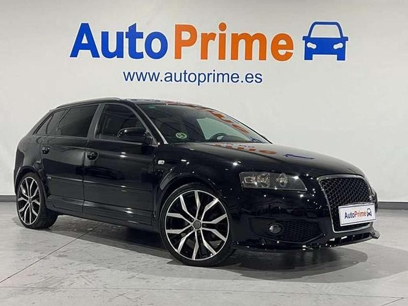 Usado Audi A3 Sportback Ambition 140 CV (102 kW) 2007 Negro Utilitario