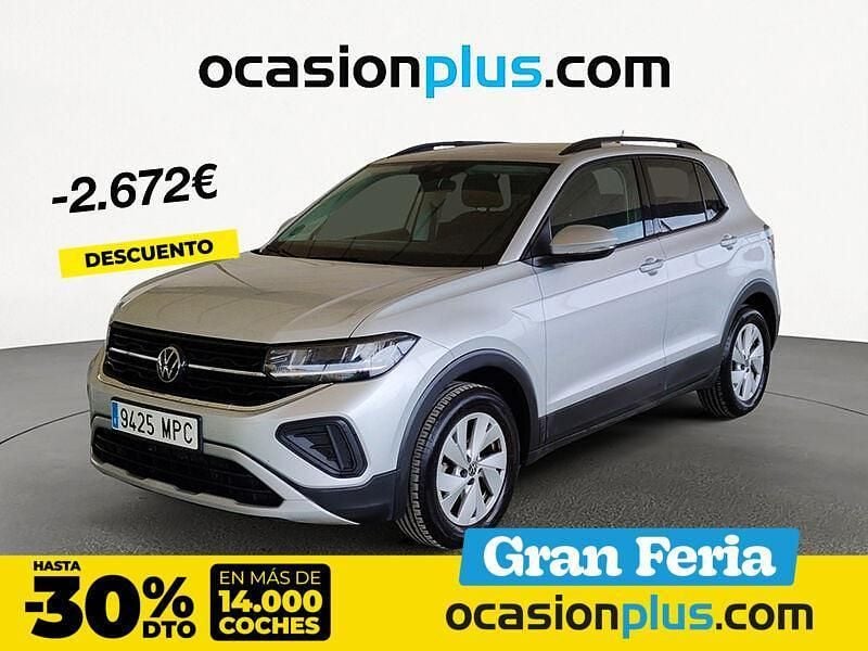 Gris Usado 2024 VW T-Cross Life SUV | 21.590 € (Precio justo) - Imagen 1/4