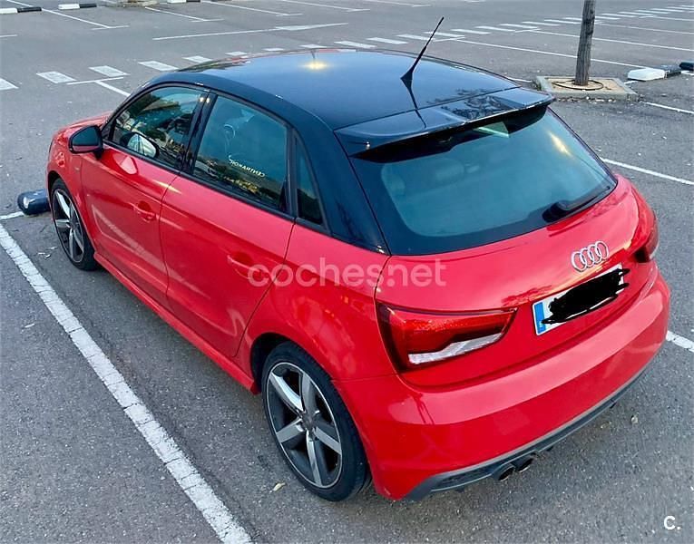 Usado Audi A1 Sportback 125 CV (91 kW) 2017 Rojo Utilitario