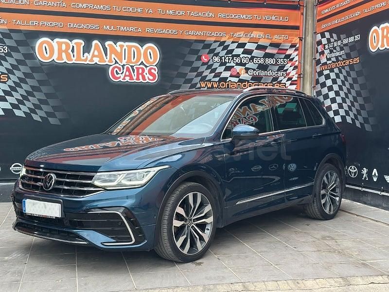 Usado VW Tiguan R-line 150 CV (110 kW) 2021 Azul SUV