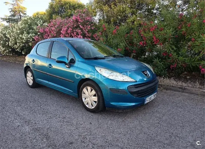 Usado Peugeot 207 Premium 90 CV (66 kW) 2007 Azul Berlina