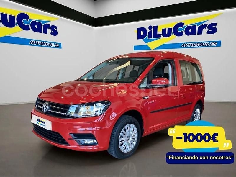 Rojo Usado 2020 VW Caddy Trendline Monovolumen | 17.850 € (Buen precio) - Imagen 1/4
