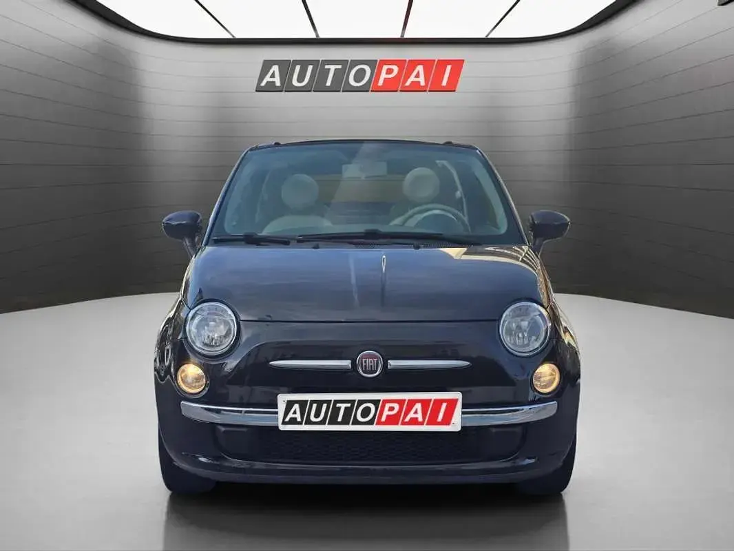 Usado Fiat 500C Lounge 69 CV (50 kW) 2015 Negro Descapotable