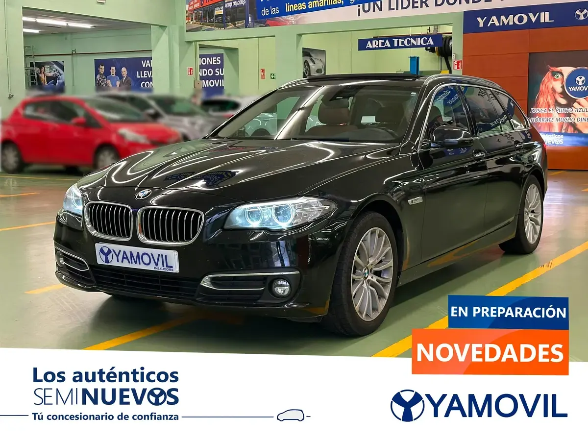 Usado BMW 520 Comfort Edition 190 CV (139 kW) 2016 Negro Familiar
