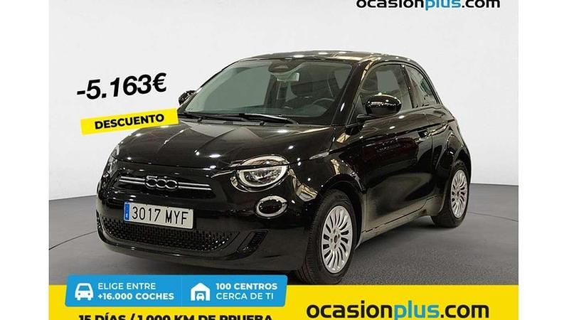 Negro Usado 2022 Fiat 500e Action Utilitario | 10.827 € (Buen precio) - Imagen 1/4