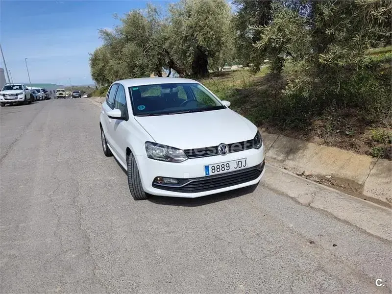 Usado VW Polo Sportline 90 CV (66 kW) 2015 Blanco Berlina