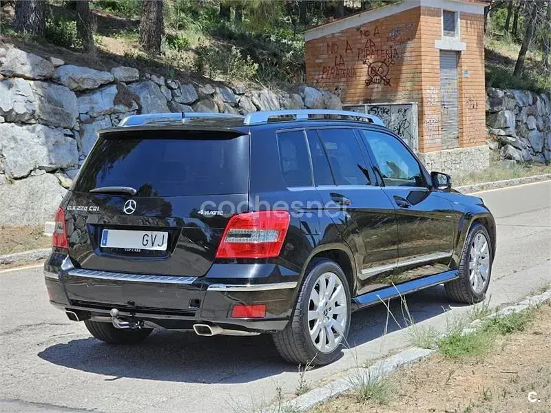 Usado Mercedes GLK220 170 CV (125 kW) 2009 Negro SUV