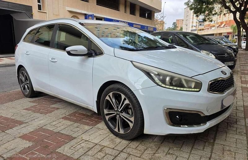 Usado Kia Ceed Sportswagon GT-Line 136 CV (100 kW) 2018 Blanco Familiar