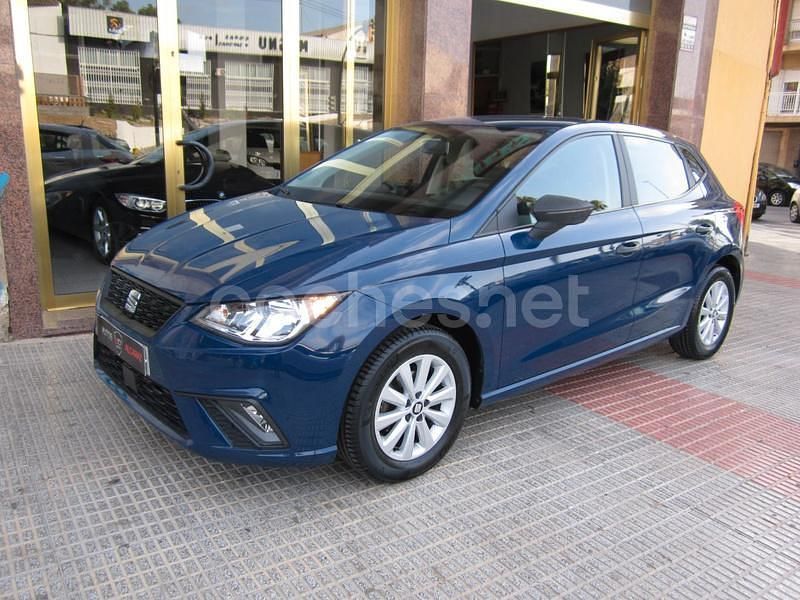 Azul Usado 2018 Seat Ibiza Reference Berlina | 12.500 € (Precio justo) - Imagen 1/4