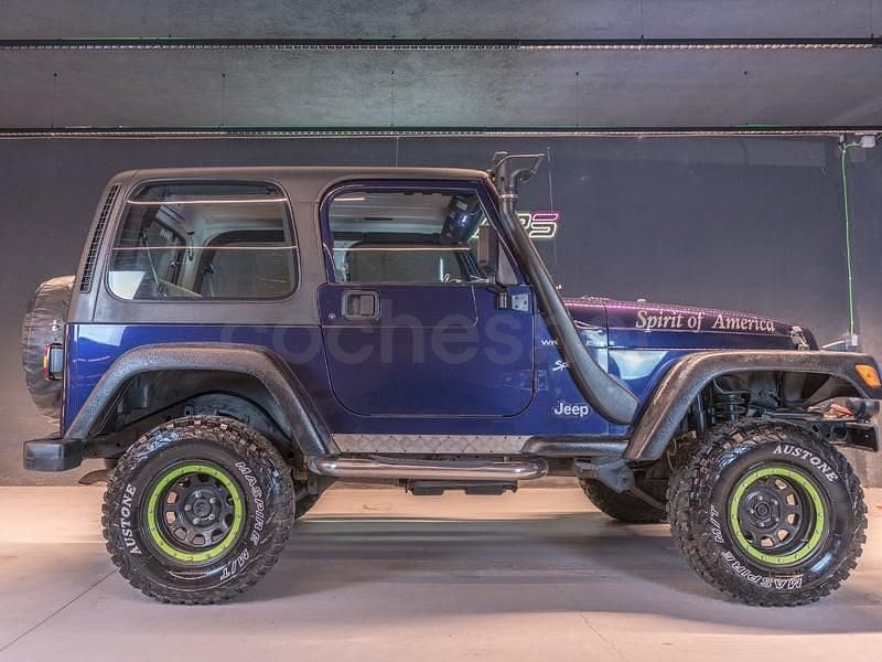 Usado Jeep Wrangler 118 CV (86 kW) 1999 Azul SUV