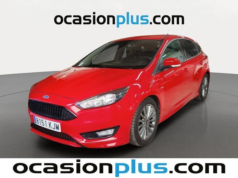Rojo Usado 2018 Ford Focus ST-Line Utilitario | 12.991 € (Precio justo) - Imagen 1/4