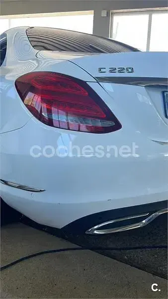 Usado Mercedes C220 Avantgarde 170 CV (125 kW) 2014 Blanco Berlina
