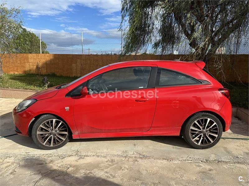 Usado Opel Corsa Selective 95 CV (69 kW) 2017 Rojo Berlina