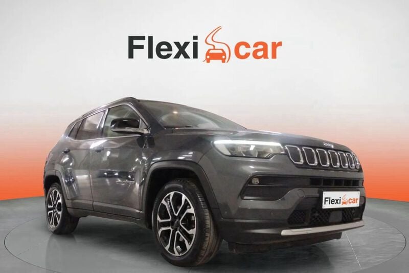 Gris Usado 2021 Jeep Compass SUV | 16.790 € (Precio justo) - Imagen 1/4