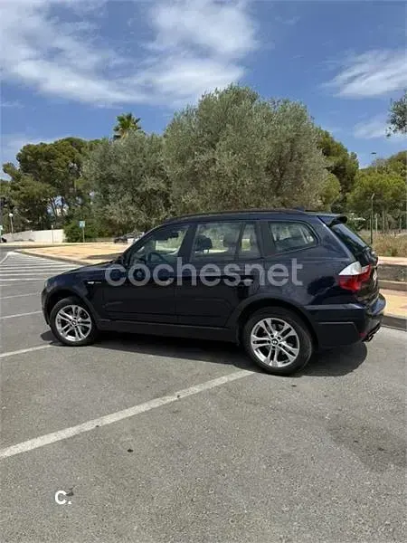 Usado BMW X3 150 CV (110 kW) 2008 Azul SUV