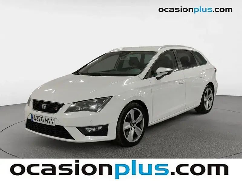 Blanco Usado 2014 Seat Leon ST FR Familiar | 12.450 € (Buen precio) - Imagen 1/4