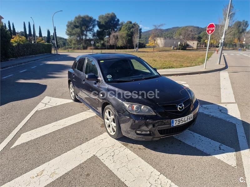 Negro Usado 2007 Mazda 3 Sportive Berlina | 3000 € (Buen precio) - Imagen 1/4