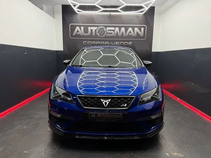 Brugt Seat Leon CUPRA 300 HK (220 kW) 2018 Blå Hatchback
