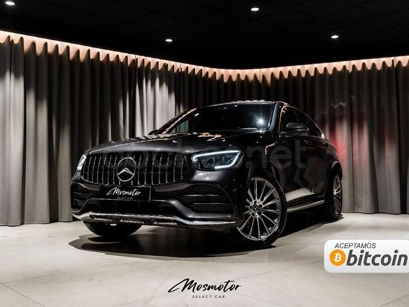 Usado Mercedes GLC300 245 CV (180 kW) 2020 Gris / plata Coupe