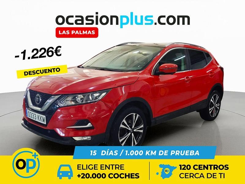 Blanco Usado 2018 Nissan Qashqai N-Connecta SUV | 13.490 € (Precio justo) - Imagen 1/4