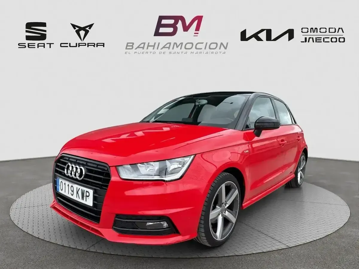 Usado Audi A1 Sportback Ambiente 95 CV (69 kW) 2019 Rojo Utilitario