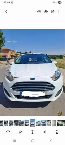 Usado Ford Fiesta Titanium 95 CV (69 kW) 2013 Blanco Berlina