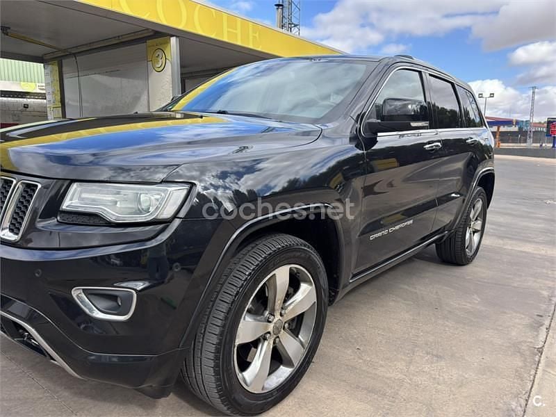 Negro Usado 2014 Jeep Grand Cherokee Overland SUV | 16.450 € (Buen precio) - Imagen 1/4