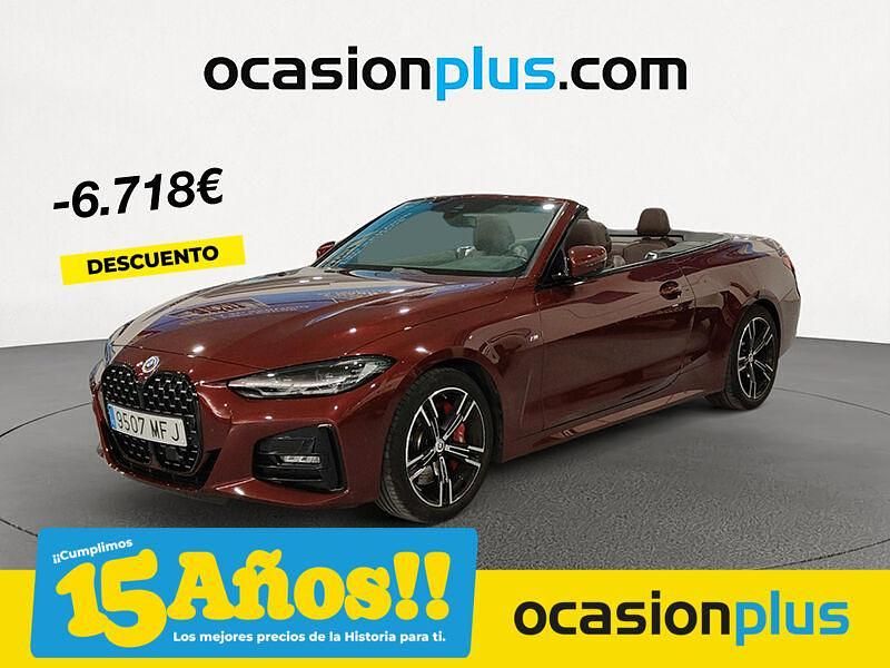 Rojo Usado 2023 BMW 420 Descapotable | 42.290 € (Un poco caro) - Imagen 1/4