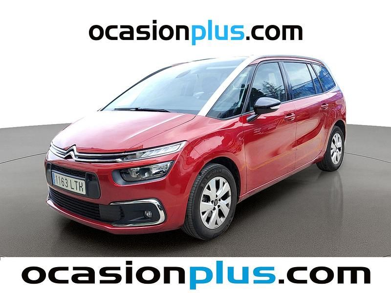 Rojo Usado 2021 Citroën C4 SpaceTourer Feel Monovolumen | 17.900 € (Precio justo) - Imagen 1/4