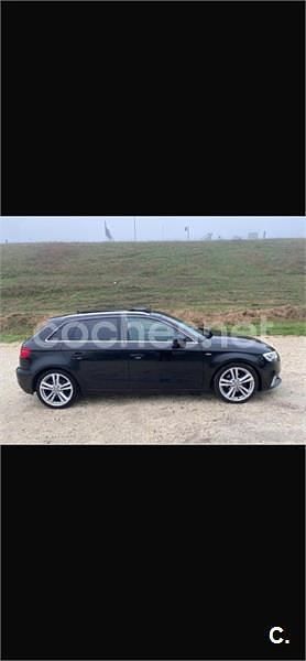 Usado Audi A3 S-Line 150 CV (110 kW) 2018 Negro Berlina