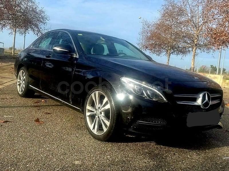 Usado Mercedes C220 Avantgarde 170 CV (125 kW) 2015 Negro Berlina