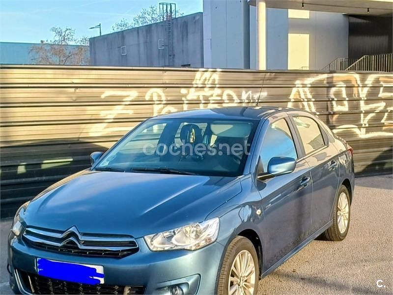 Usado Citroën C-Elysee I Exclusive 92 CV (67 kW) 2014 Azul Berlina