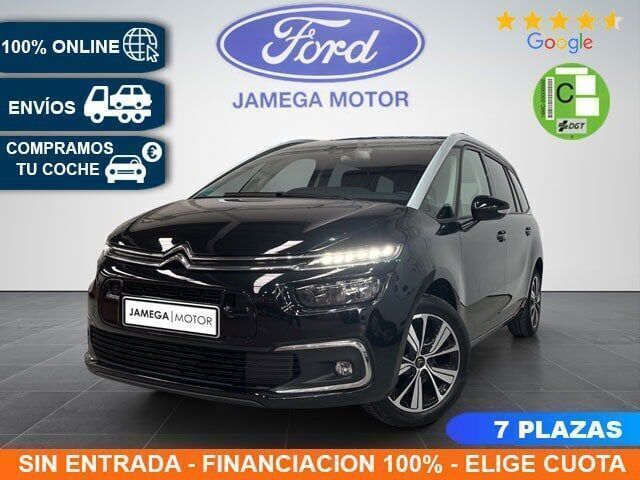 Negro Usado 2018 Citroën C4 Feel Monovolumen | 13.490 € (Precio justo) - Imagen 1/4
